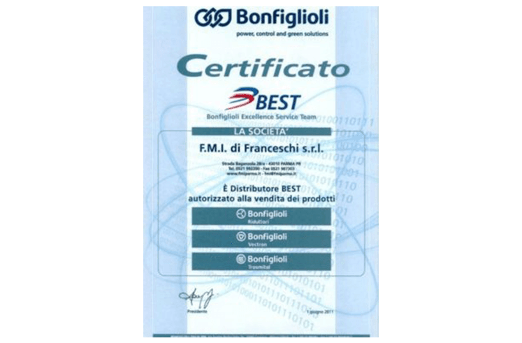 2011 — Primo Concessionario BEST in Italia